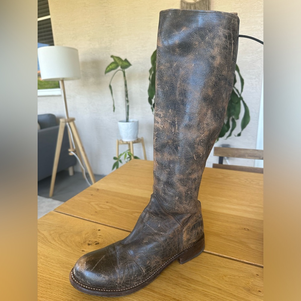 BED/STU women leather high boots